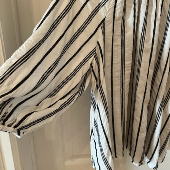 Cotton Peasant Blouse by London Designer - Picture 3 of 8